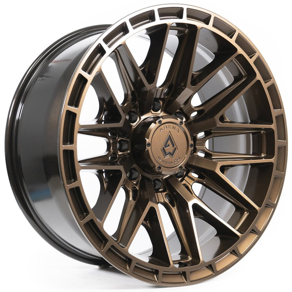 22x10 Arena A114 Battle Smoked Bronze Tint Clear Wheel 8x180 (-18mm)