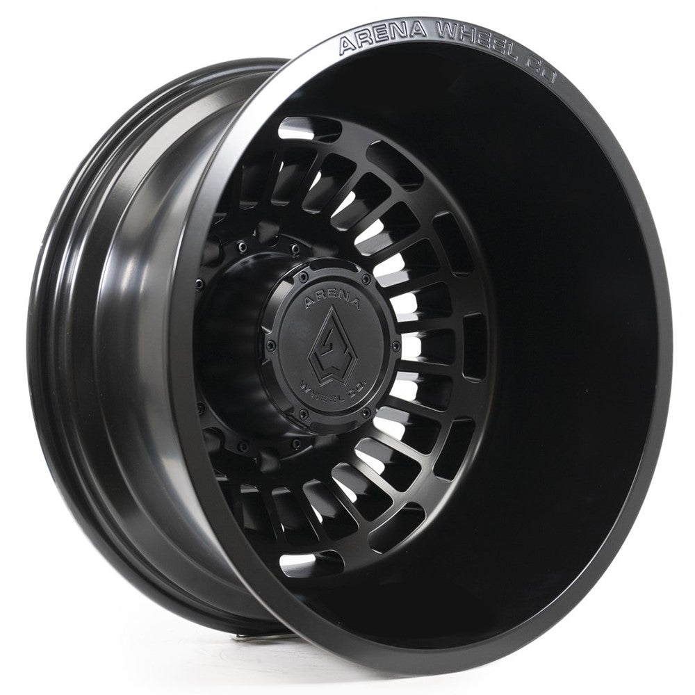 22x8.25 Arena A115 Tactic Satin Black DUALLY REAR Wheel 8x200 (-202mm)