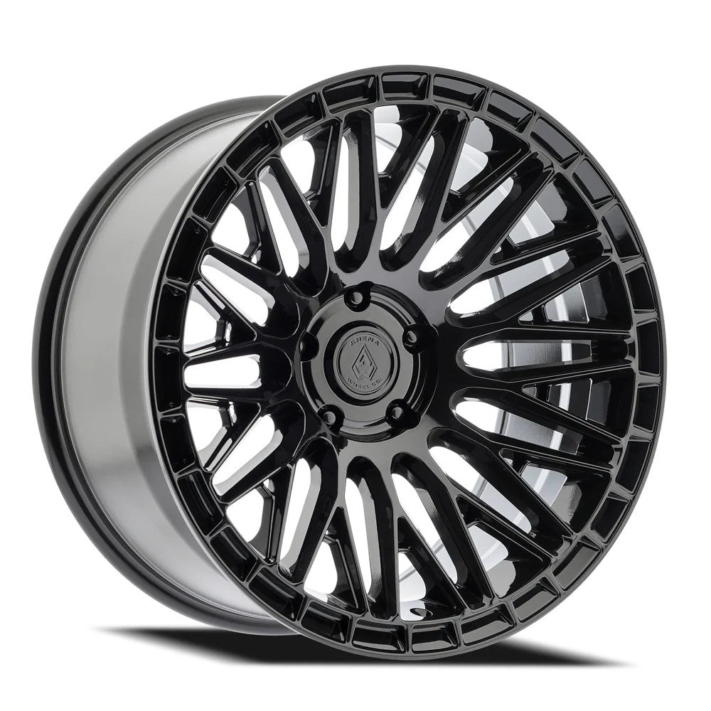 22x10 Arena A118 Karma Glossy Black Wheel 5x5 (-18mm)