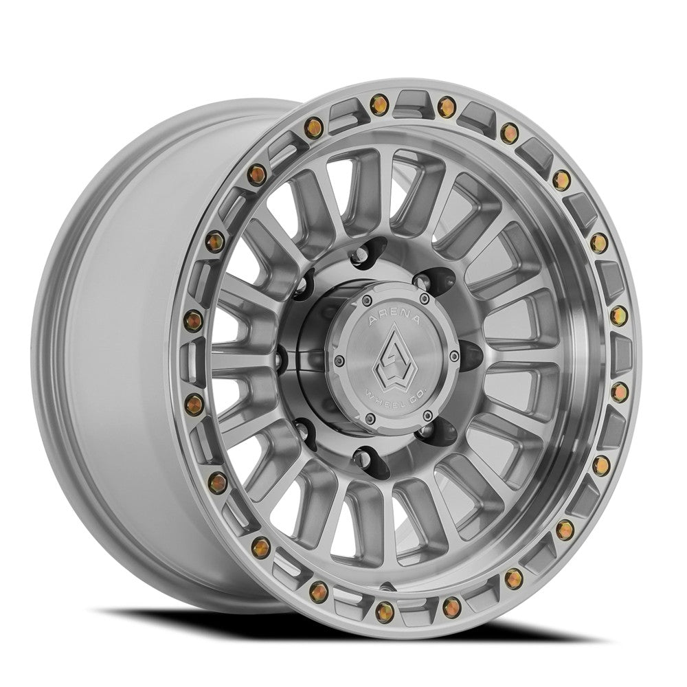 17x9 Arena A130 Podium Gloss Silver Machined Wheel 8x170 (0mm)