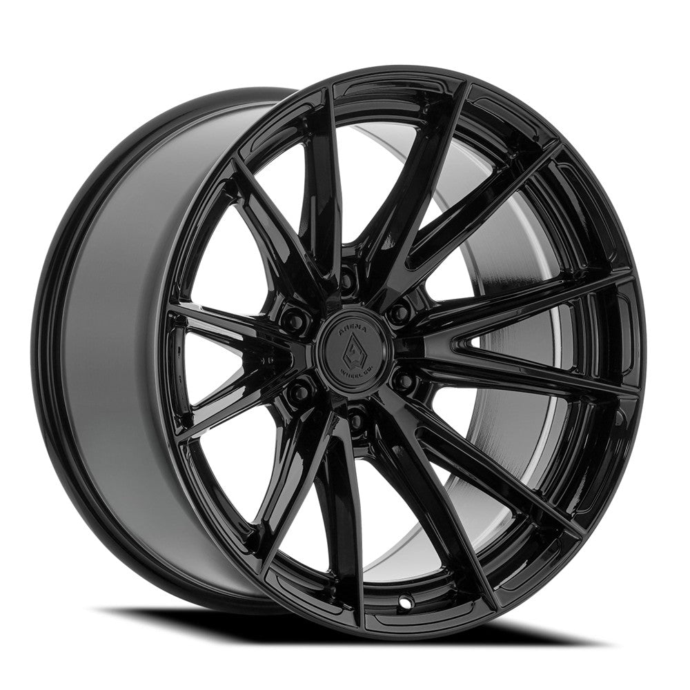 20x10 Arena A134 Vortex Glossy Black Wheel 6x135 (-18mm)