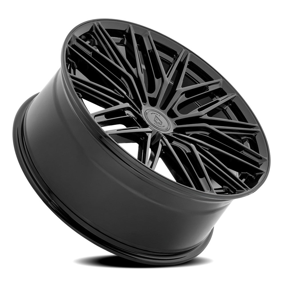 24x10 Arena Wheel Co. A149 Aviator Glossy Black Wheel 6x5.5 (25mm)