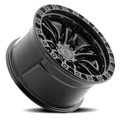 17x9 Arena Wheel Co. A152 Dune Glossy Black Wheel 6x5.5 (1mm)