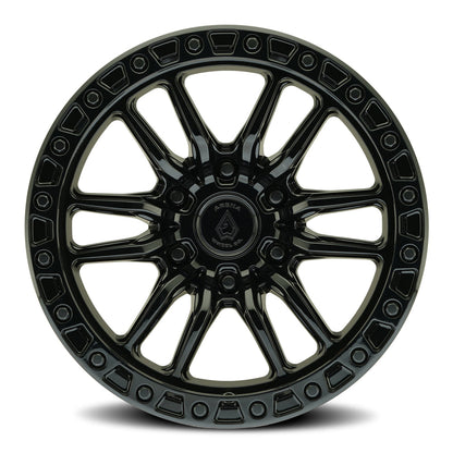 17x9 Arena Wheel Co. A152 Dune Glossy Black Wheel 6x5.5 (1mm)