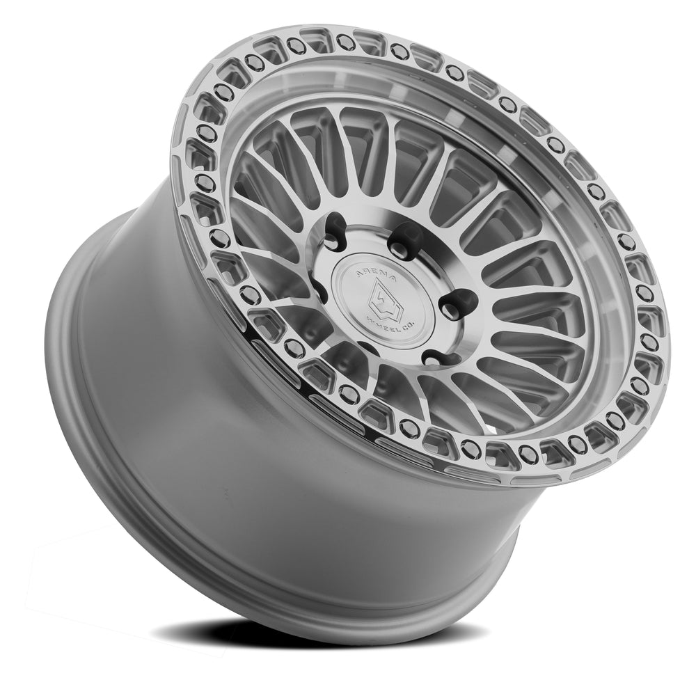 20x9 Arena Wheel Co. A153 Apache Gloss Silver Machined Wheel 6x5.5 (0mm)