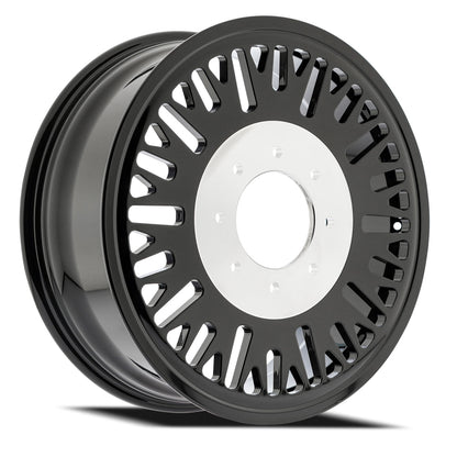 26x8.25 Arena AF101 Casino Glossy Black FORGED DUALLY INNER Wheel 8x200 (100mm)