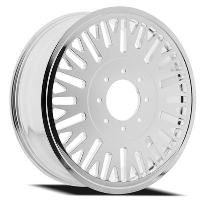 22x8.25 Arena AF101 Casino Polished FORGED DUALLY INNER Wheel 8x200 (100mm)
