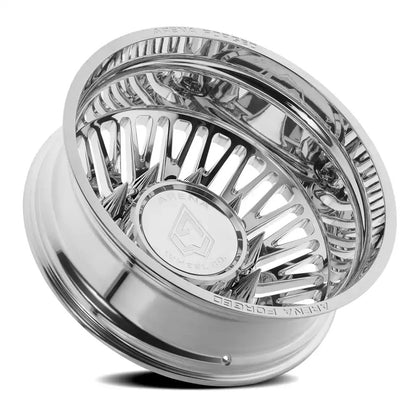 22x8.25 Arena AF101 Casino Polished FORGED DUALLY REAR Wheel 8x200 (-209mm)