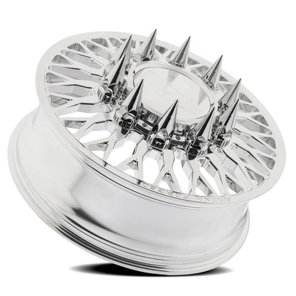 24x8.25 Arena AF102 Maximus Polished FORGED DUALLY FRONT Wheel 8x200 (100mm)