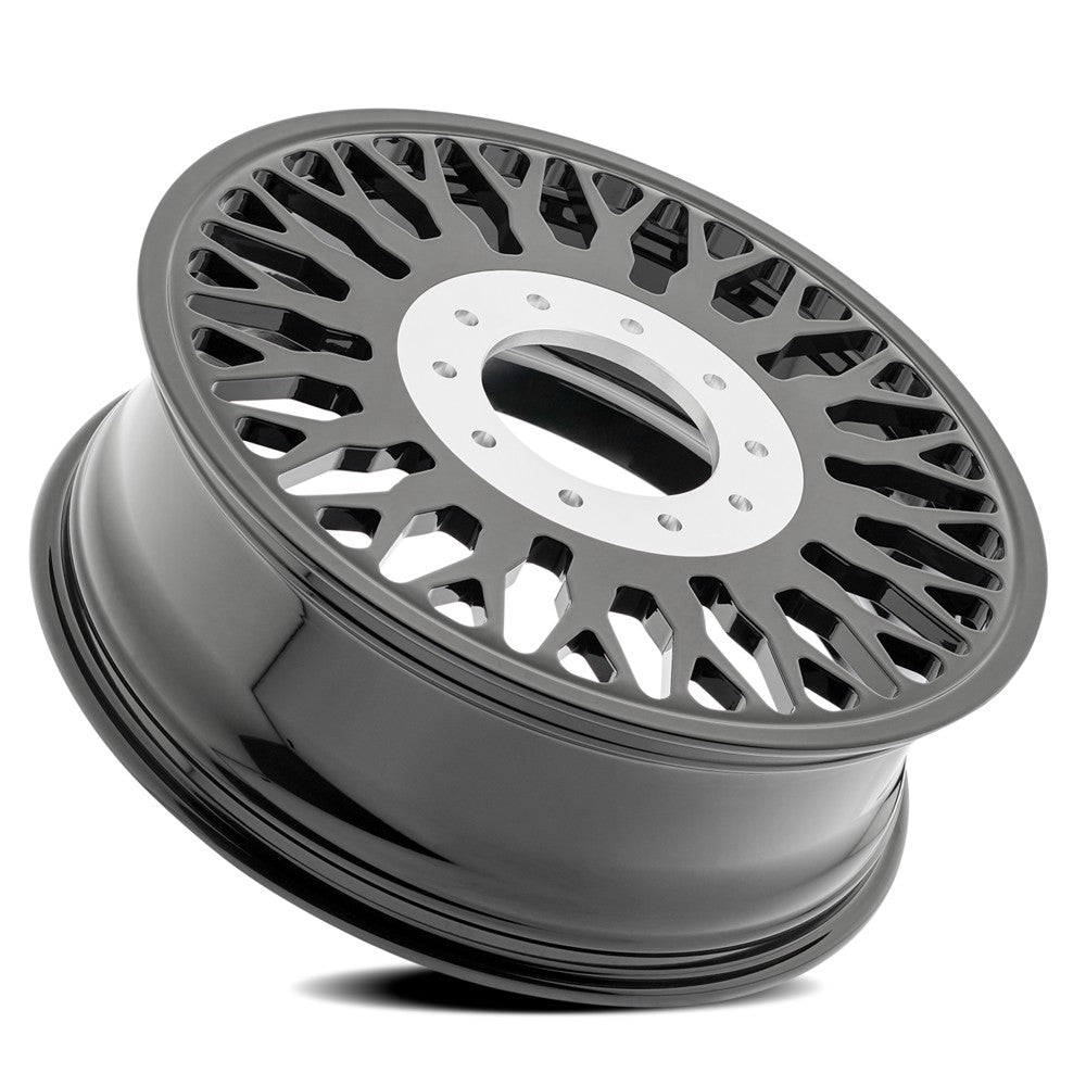22x8.25 Arena AF102 Maximus Glossy Black FORGED DUALLY INNER Wheel 8x200 (100mm)