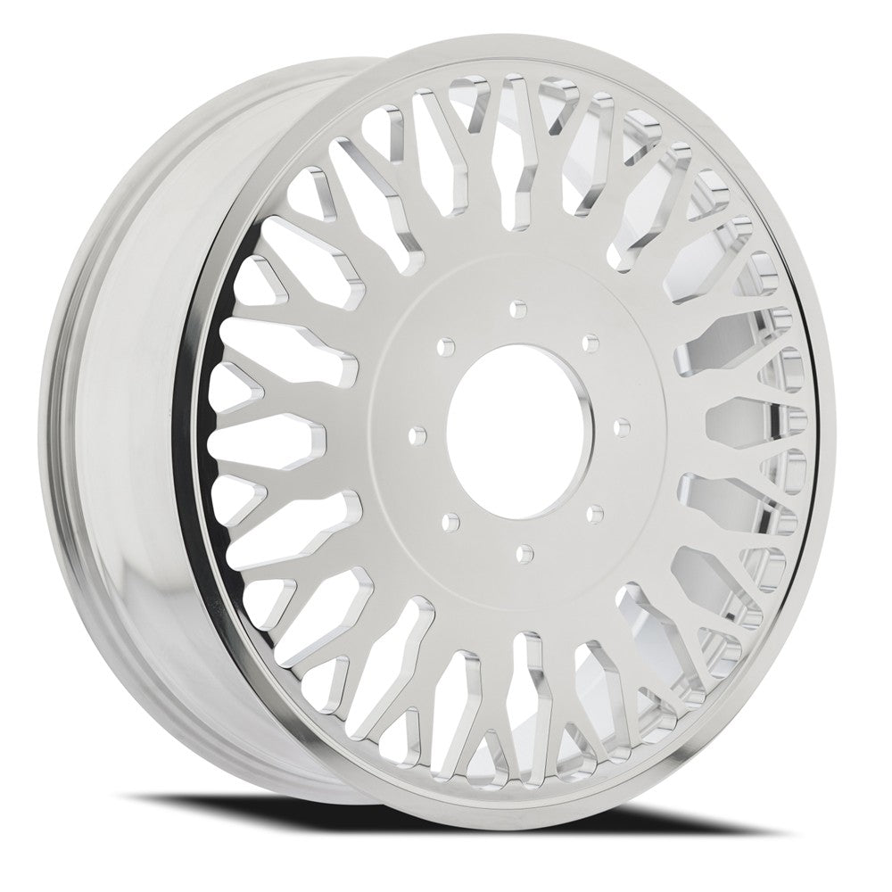 24x8.25 Arena AF102 Maximus Polished FORGED DUALLY INNER Wheel 10x225 (100mm)
