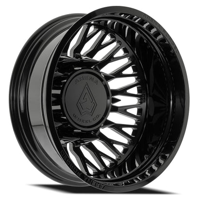 22x8.25 Arena AF102 Maximus Glossy Black FORGED DUALLY REAR Wheel 8x200 (-209mm)