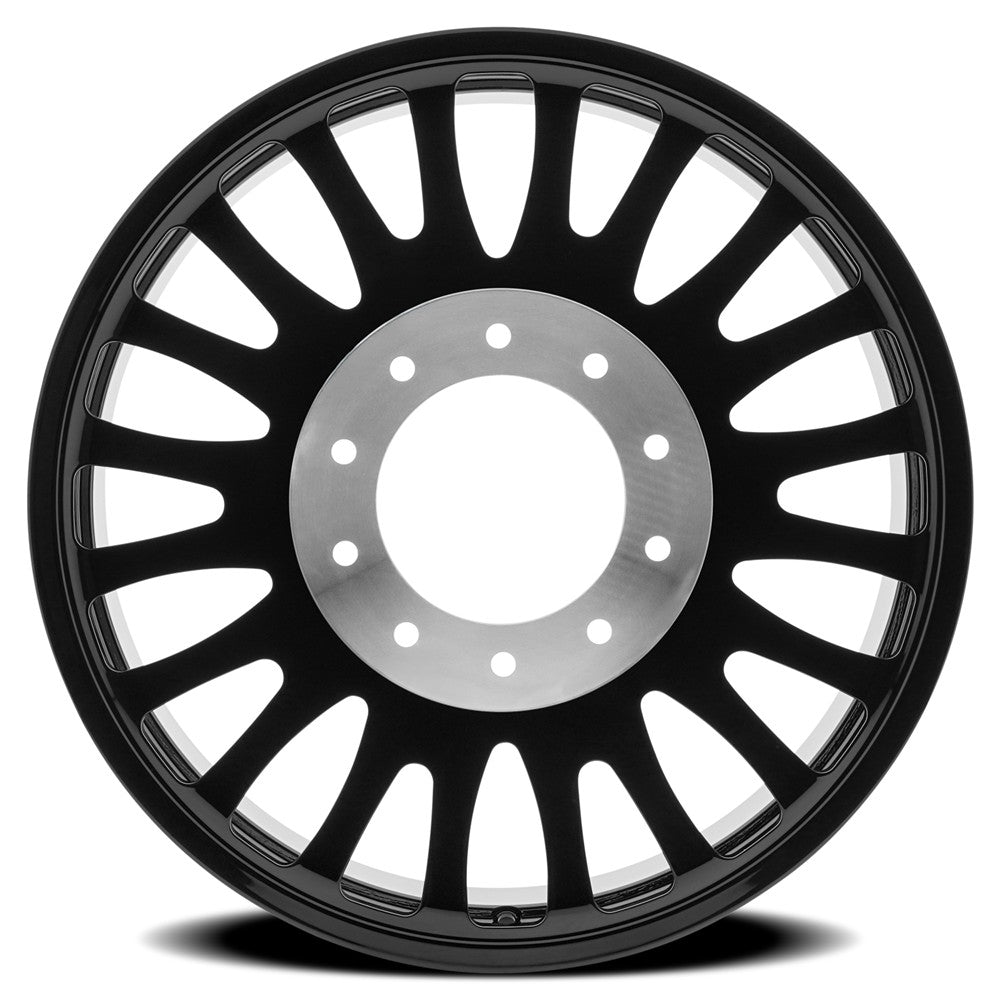 24x8.25 Arena AF103 Shoreline Black FORGED DUALLY INNER Wheel 10x225 (100mm)