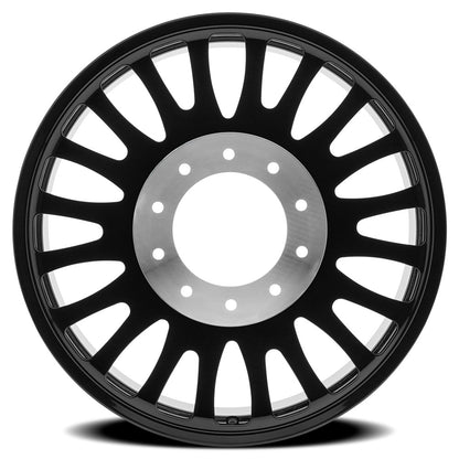 24x8.25 Arena AF103 Shoreline Black FORGED DUALLY INNER Wheel 10x225 (100mm)