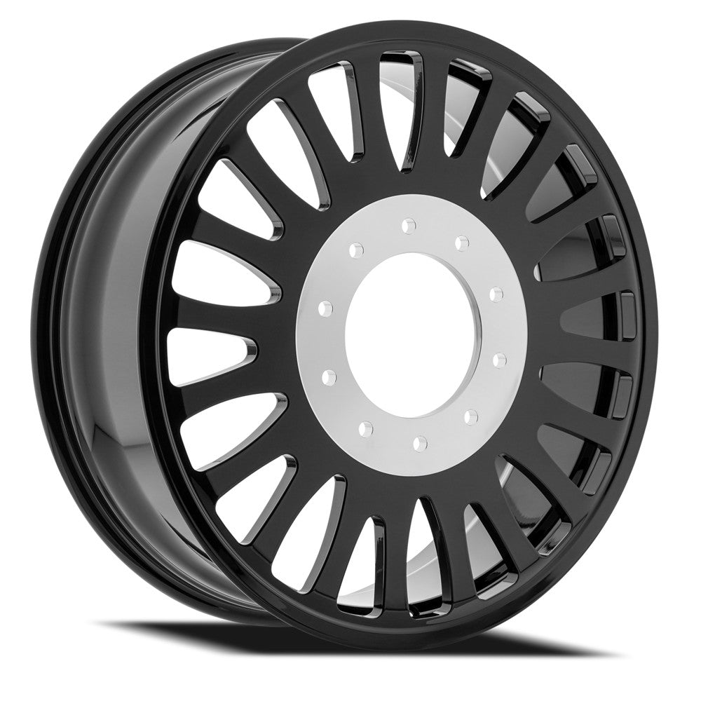 24x8.25 Arena AF103 Shoreline Black FORGED DUALLY INNER Wheel 10x225 (100mm)