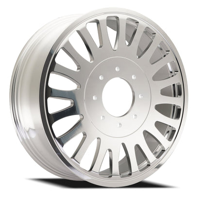 22x8.25 Arena AF103 Shoreline Polished FORGED DUALLY INNER Wheel 10x225 (100mm)