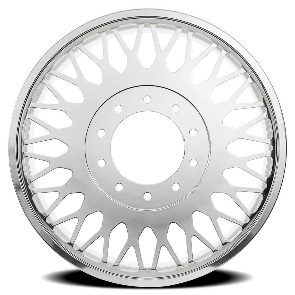 24x8.25 Arena AF104 Stealth Polished FORGED DUALLY INNER Wheel 8x200 (100mm)