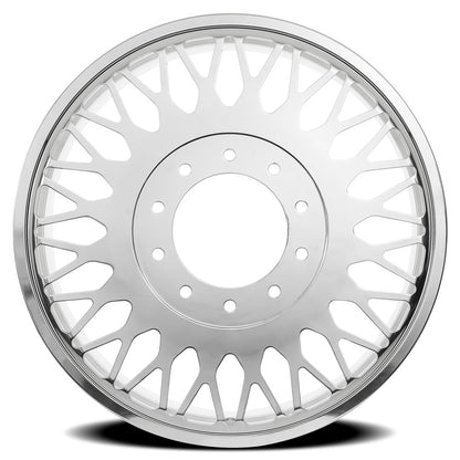 24x8.25 Arena AF104 Stealth Polished FORGED DUALLY INNER Wheel 8x200 (100mm)