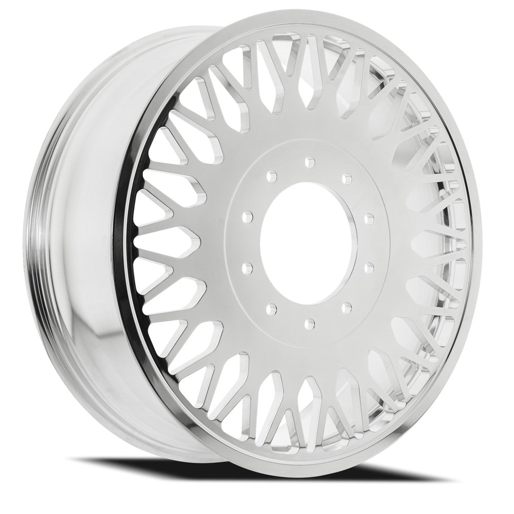 24x8.25 Arena AF104 Stealth Polished FORGED DUALLY INNER Wheel 8x200 (100mm)