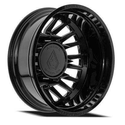 24x8.25 Arena AF105 Imperial Gloss Black FORGED DUALLY REAR Wheel 8x210 (-235mm)