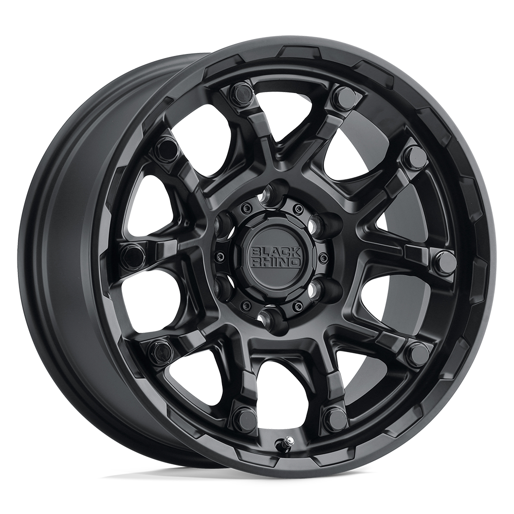 20x9 Black Rhino ARK MATTE BLACK W/ GLOSS BLACK BOLTS Wheel 6x5.5 (12mm)