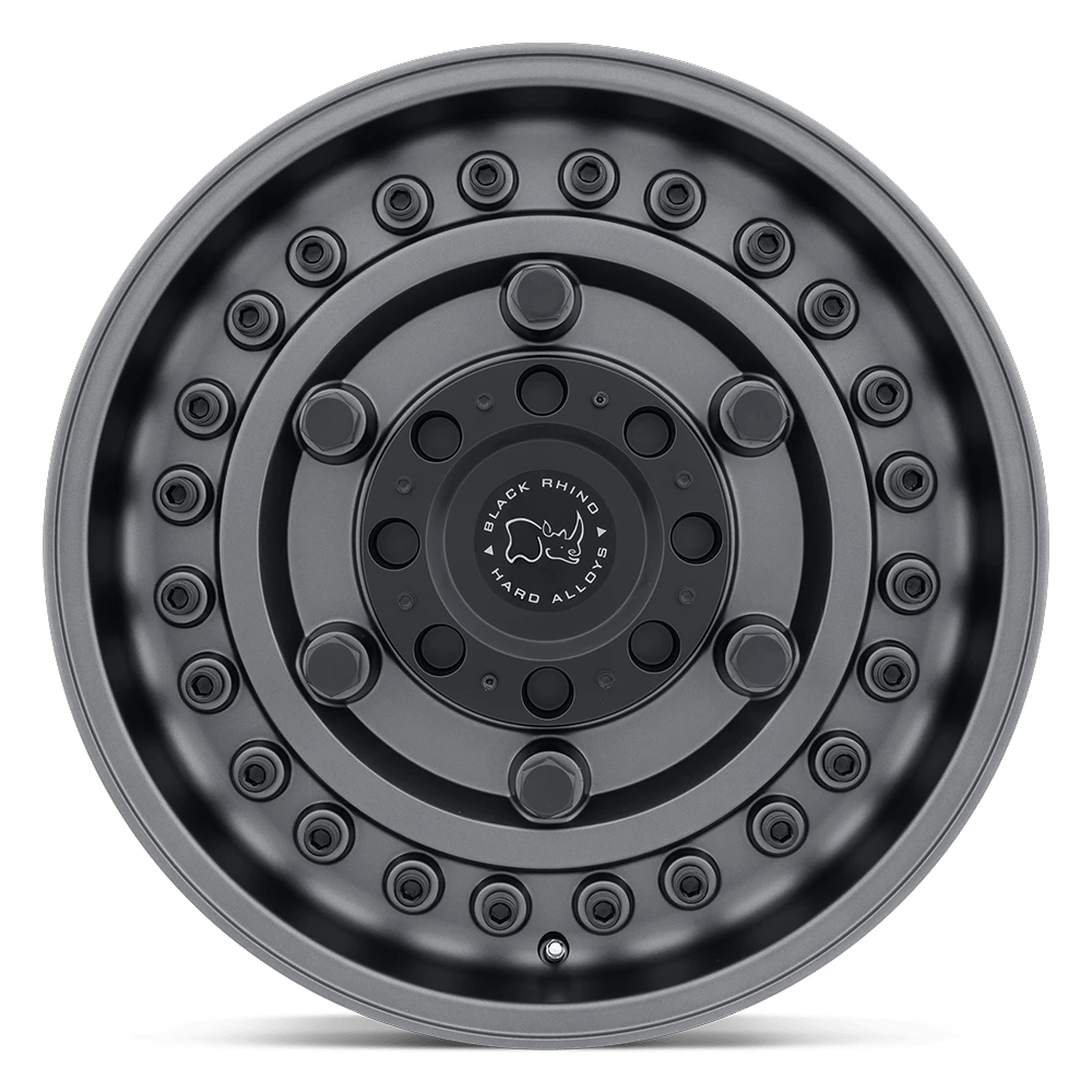 17x8 Black Rhino Armory Gun Black Wheel 5x4.5/5x5 (30mm)