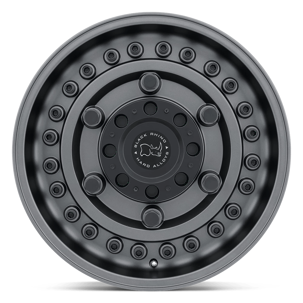 17x8 Black Rhino Armory Gun Black Wheel 5x4.5/5x5 (30mm)