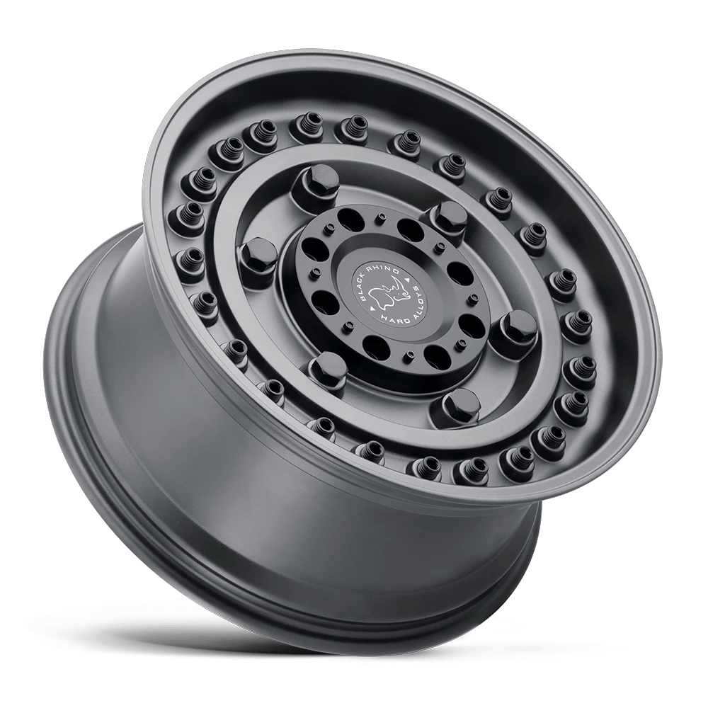 17x8 Black Rhino Armory Gun Black Wheel 5x4.5/5x5 (30mm)