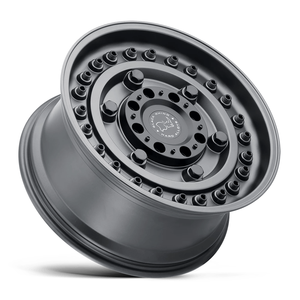 17x8 Black Rhino Armory Gun Black Wheel 5x4.5/5x5 (30mm)