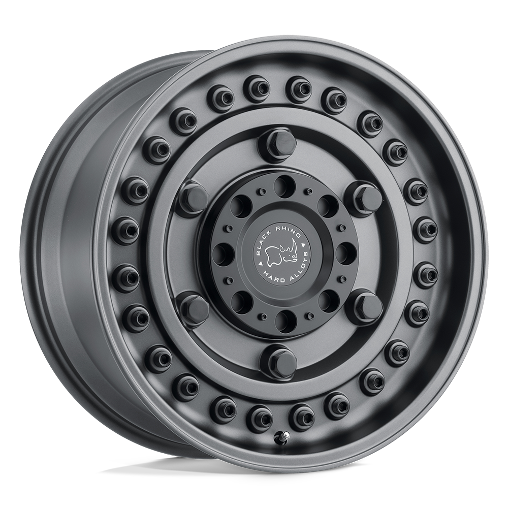 18x9.5 Black Rhino ARMORY GUN BLACK Wheel 8x180 (-18mm)