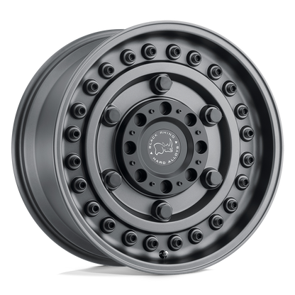 20x9.5 Black Rhino ARMORY GUN BLACK Wheel 8X6.5 (6mm)
