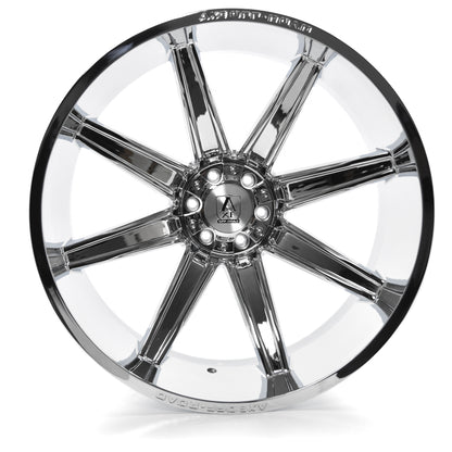 24x14 Axe Artemis Chrome Wheel 8x6.5 (-76mm)