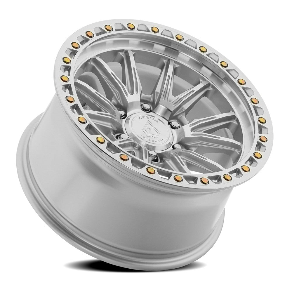 20x9 Arena Wheel Co. A132 Blitz Gloss Silver Machined Wheel 6x5.5 (0mm)