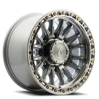 18x9 Arena Wheel Co. A132 Blitz Gloss Silver Machined Wheel 8x6.5 (0mm)
