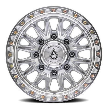 20x9 Arena Wheel Co. A132 Blitz Gloss Silver Machined Wheel 8x170 (0mm)