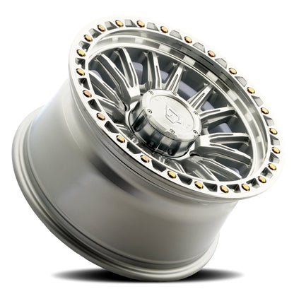 18x9 Arena Wheel Co. A132 Blitz Gloss Silver Machined Wheel 8x6.5 (0mm)