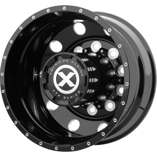 22.5x8.25 ATX OTR Series AO400 Satin Black Wheel 10x285 (-168mm)