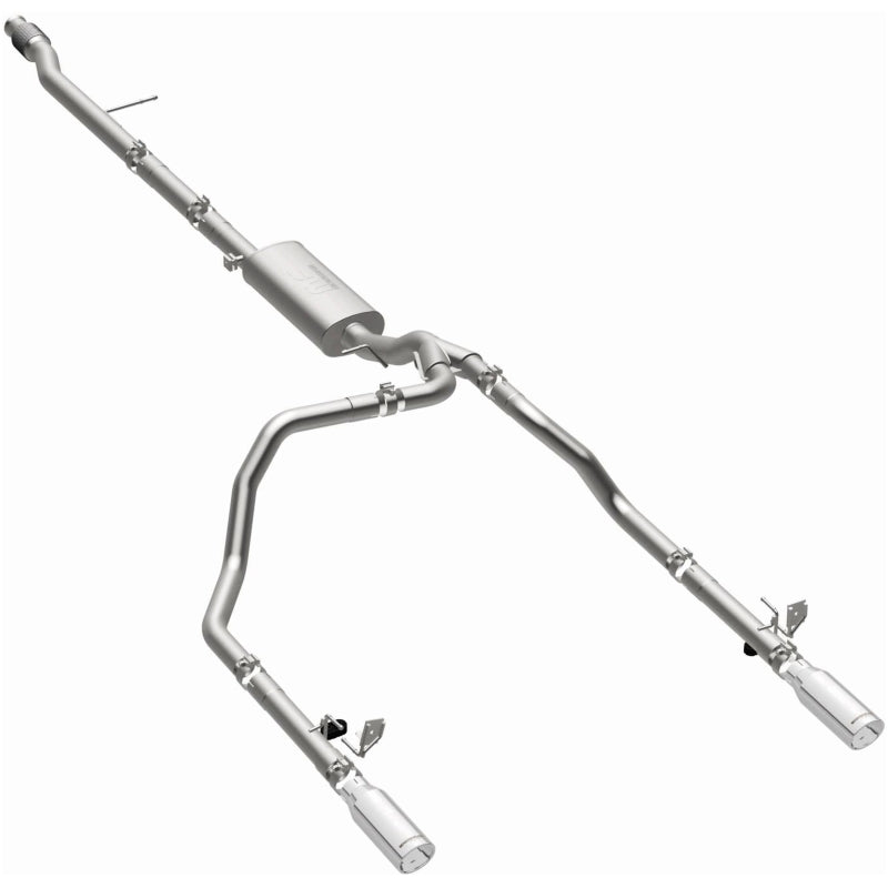 MagnaFlow 2019 Chevy Silverado 1500 V8 5.3L/V6 4.3 Street Series Dual Exit Exhaust w/ Polished Tips