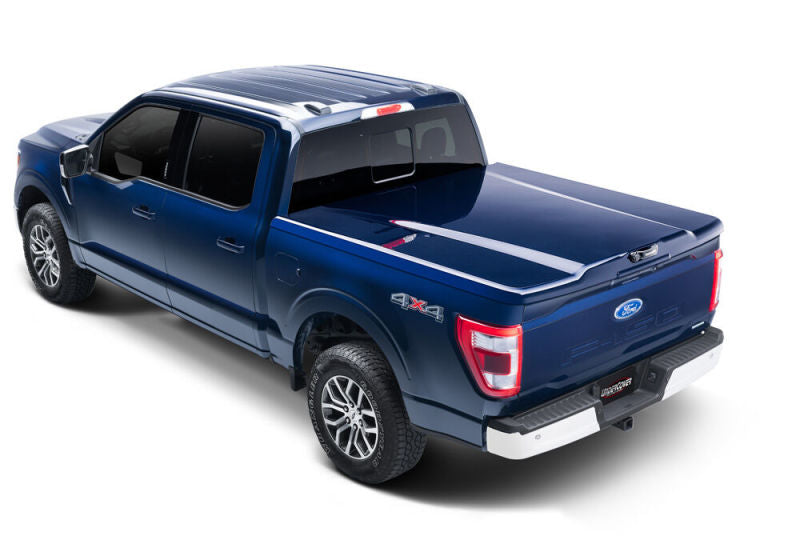 UnderCover 17-20 Ford F-250/F-350 6.8ft Elite LX Bed Cover - Velocity Blue Metallic