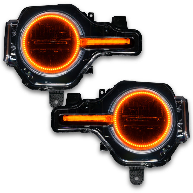 Oracle 2122 Ford Bronco Headlight Halo Kit w/DRL Bar  Base Headlights w/Simple Control