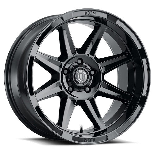 20x10 Icon Alloys Bandit Gloss Black Wheel 6x5.5 (-24mm)