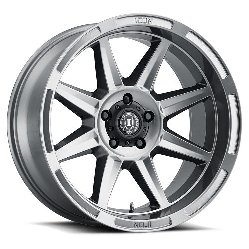 20x10 Icon Alloys Bandit Gun Metal Wheel 6x135 (-24mm)