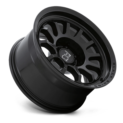 18x8.5 Black Rhino Rapid Matte Black Wheel 6x4.5 (0mm)