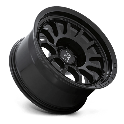 17x9 Black Rhino Rapid Matte Black Wheel 6x5.5 (12mm)