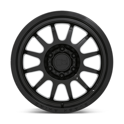 18x8.5 Black Rhino Rapid Matte Black Wheel 6x4.5 (0mm)