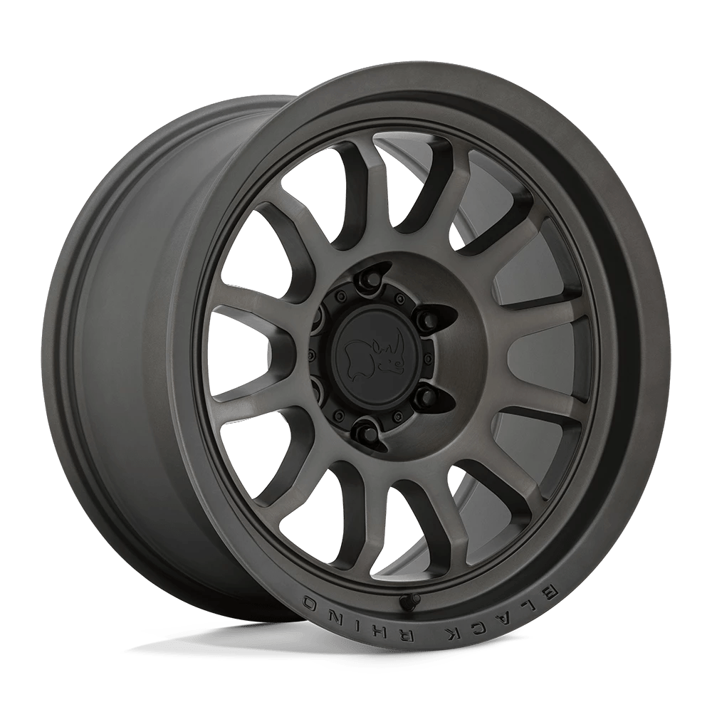 17x9 Black Rhino Rapid Matte Brushed Gunmetal Wheel 6x135 (12mm)