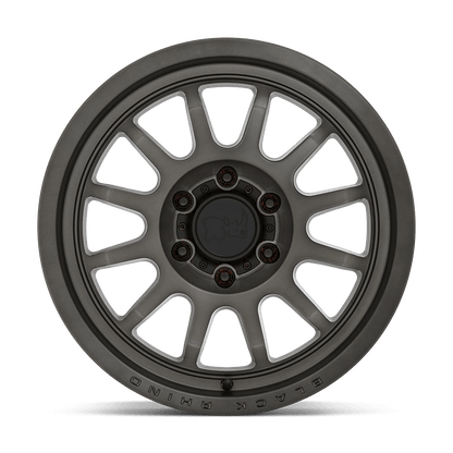 17x9 Black Rhino Rapid Matte Brushed Gunmetal Wheel 6x120 (12mm)