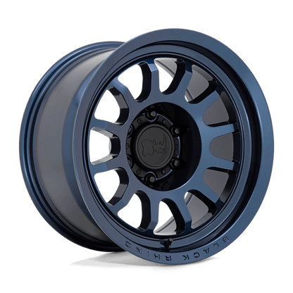 18x8.5 Black Rhino Rapid Midnight Blue Wheel 6x5.5 (0mm)