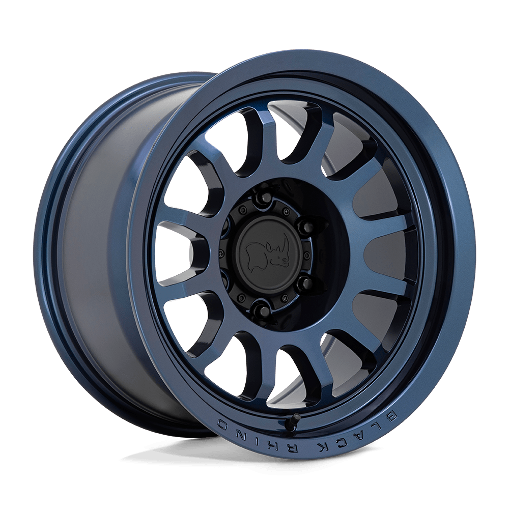 18x9.5 Black Rhino Rapid Midnight Blue Wheel 5x5 (-18mm)