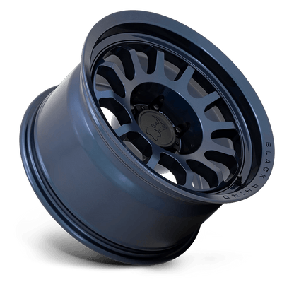 17x8.5 Black Rhino Rapid Midnight Blue Wheel 6x5.5 (0mm)